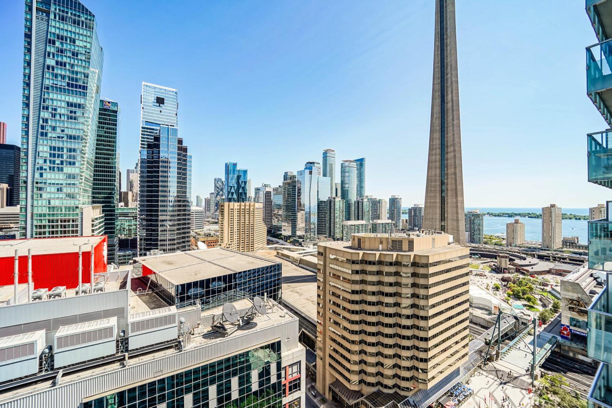 Chol Furnished Suites Heart Of Downtown Toronto, 2 Beds, Free Parking, Cn Tower View 외부 사진