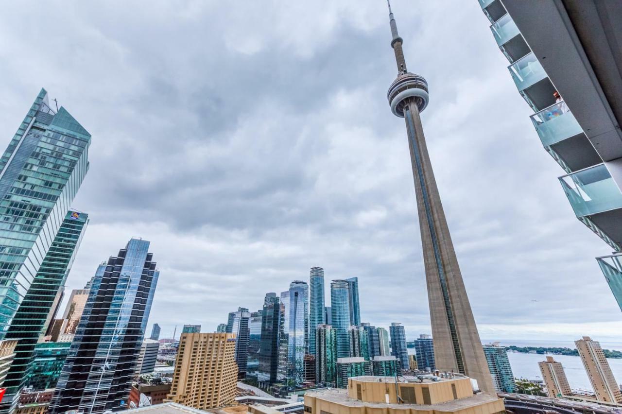 Chol Furnished Suites Heart Of Downtown Toronto, 2 Beds, Free Parking, Cn Tower View 외부 사진